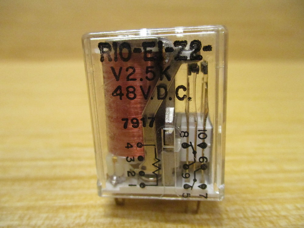 AMF Potter & Brumfield R10-E1-Z2-V2.5K Relay R10E1Z2V25K