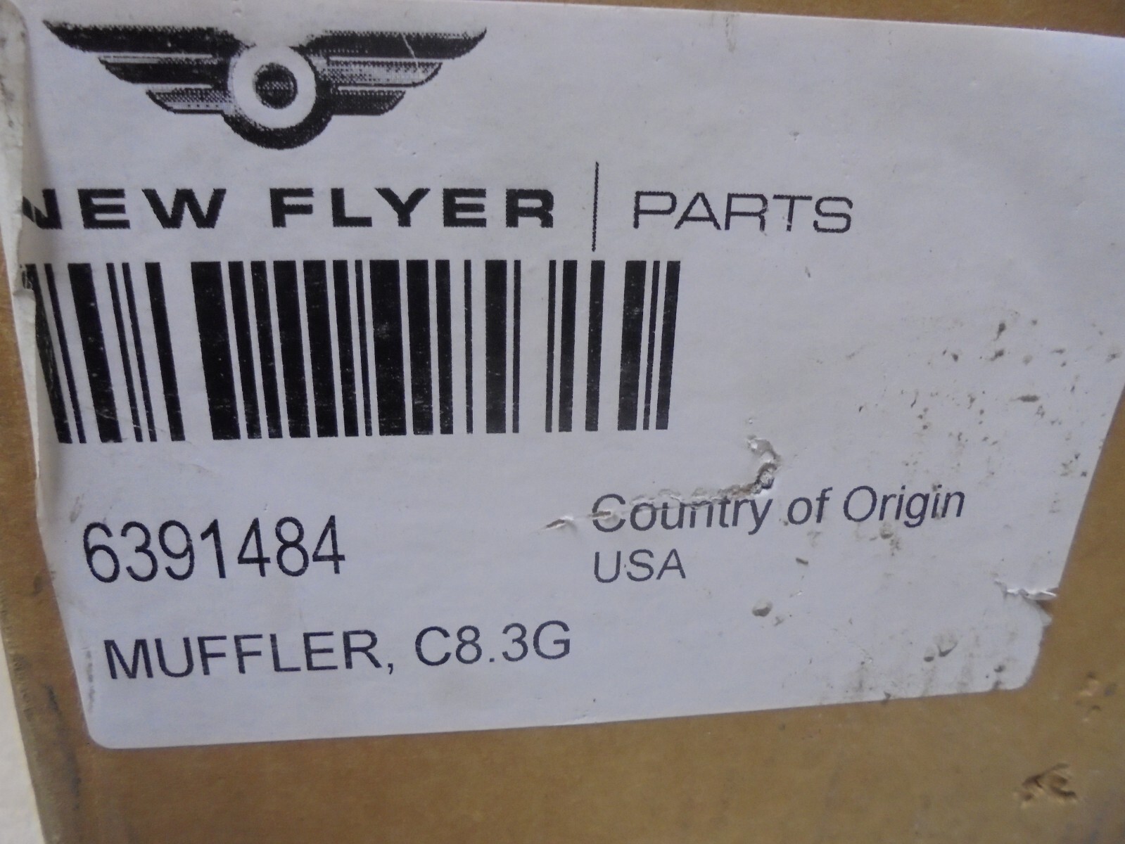 5-Inch Diesel Exhaust Muffler For Cummins 8.3 G Nelson P/N 28910A / 28277