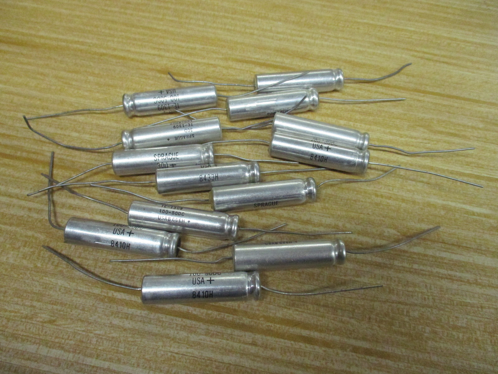 Sprague TE-1309 Capacitor 100UF 50VDC (Pack of 13)