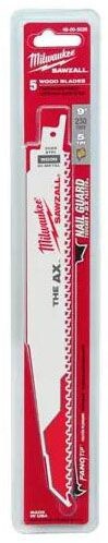 Milwaukee 48-00-5026 9 5TPI SUPER SAWZALL AX DEMOLITION BLADE