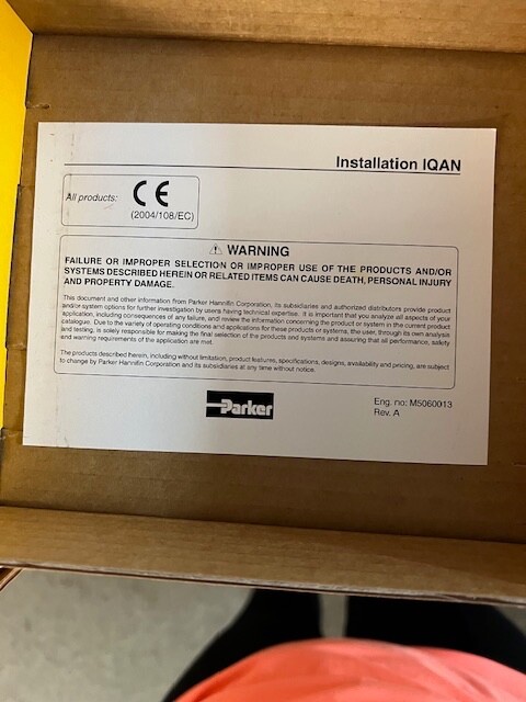 New PARKER IQAN-MC43FS MASTER CONTROL MODULE 20085123