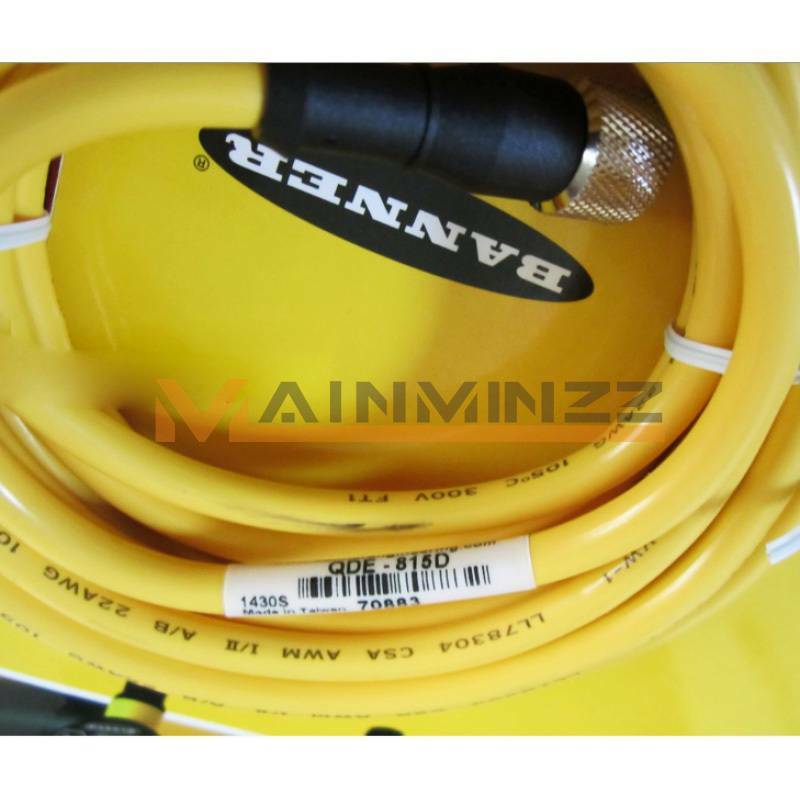 1PC Banner QDE-815D 70883 Cable 5M New