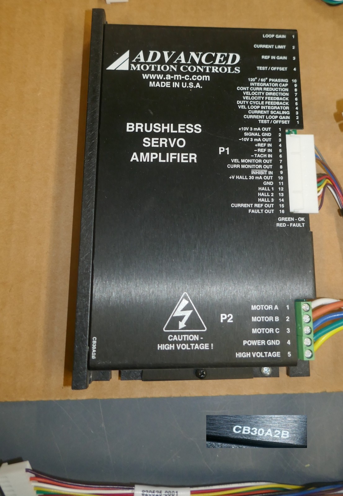 Advanced Motion Controls CB30A2B Brushless PWM Servo Amplifier