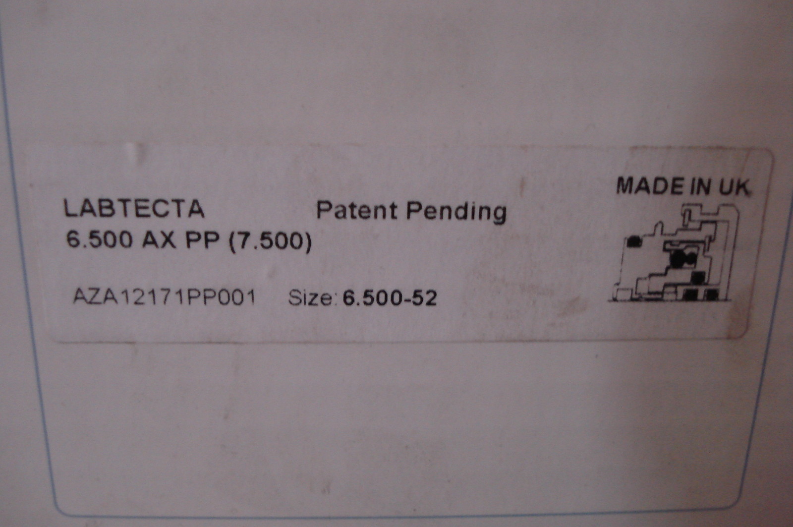 NEW ASSEAL LABTECTA 6.500 AX PP (7.500) 6.500-52