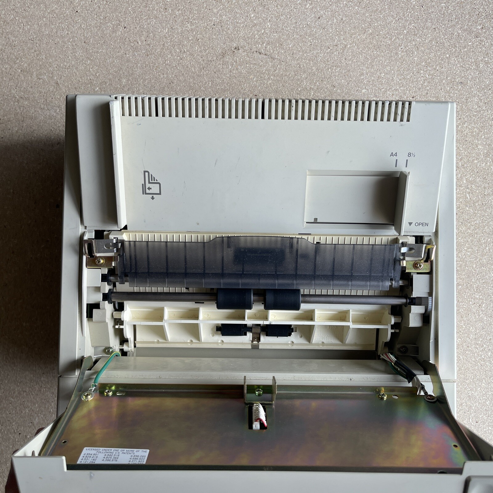 Hewlett Packard C1740A HP LaserJet FAX Vintage Machine, Power On
