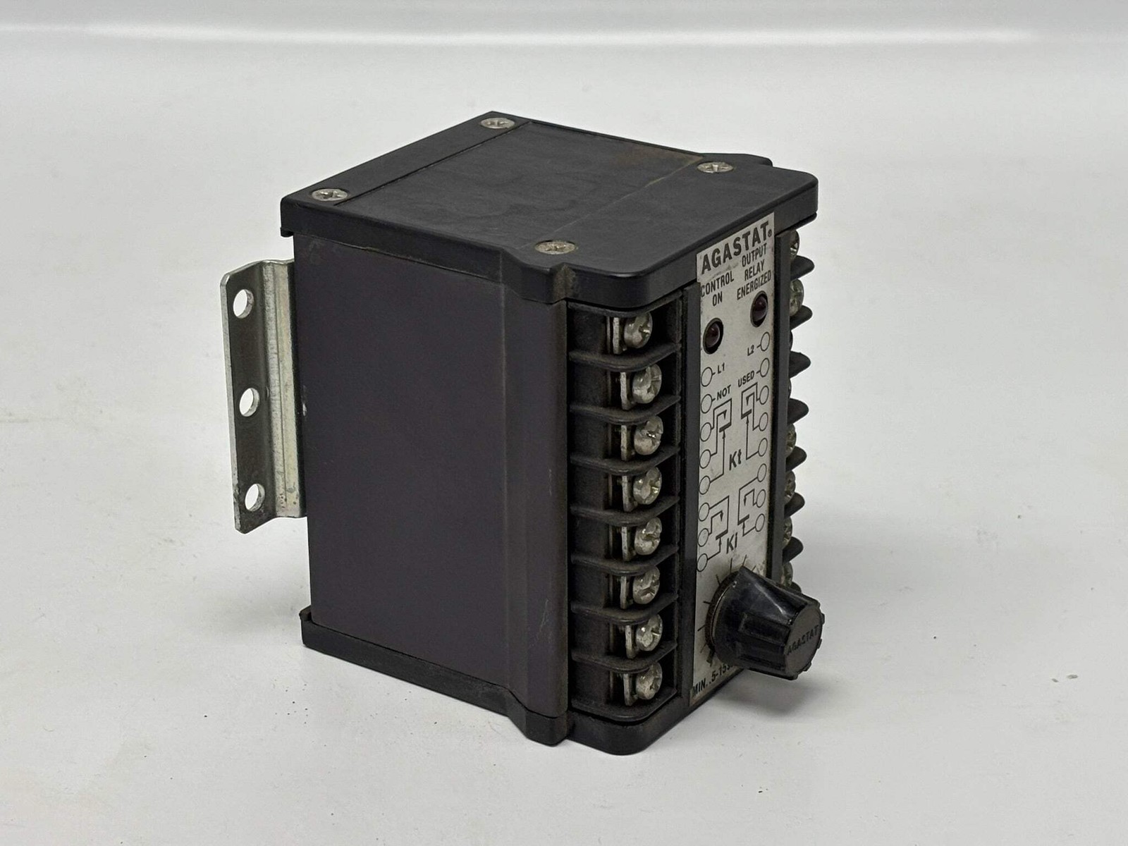 Agastat 9312ABT 120 V Timing Relay Adjustable 0.5–15 Sec Industrial Control