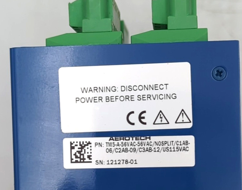 Aerotech TM5-A-56VAC-56VAC/NOSPLIT/C1AB-06/C2AB-09/C3AB-12/US115VAC Used