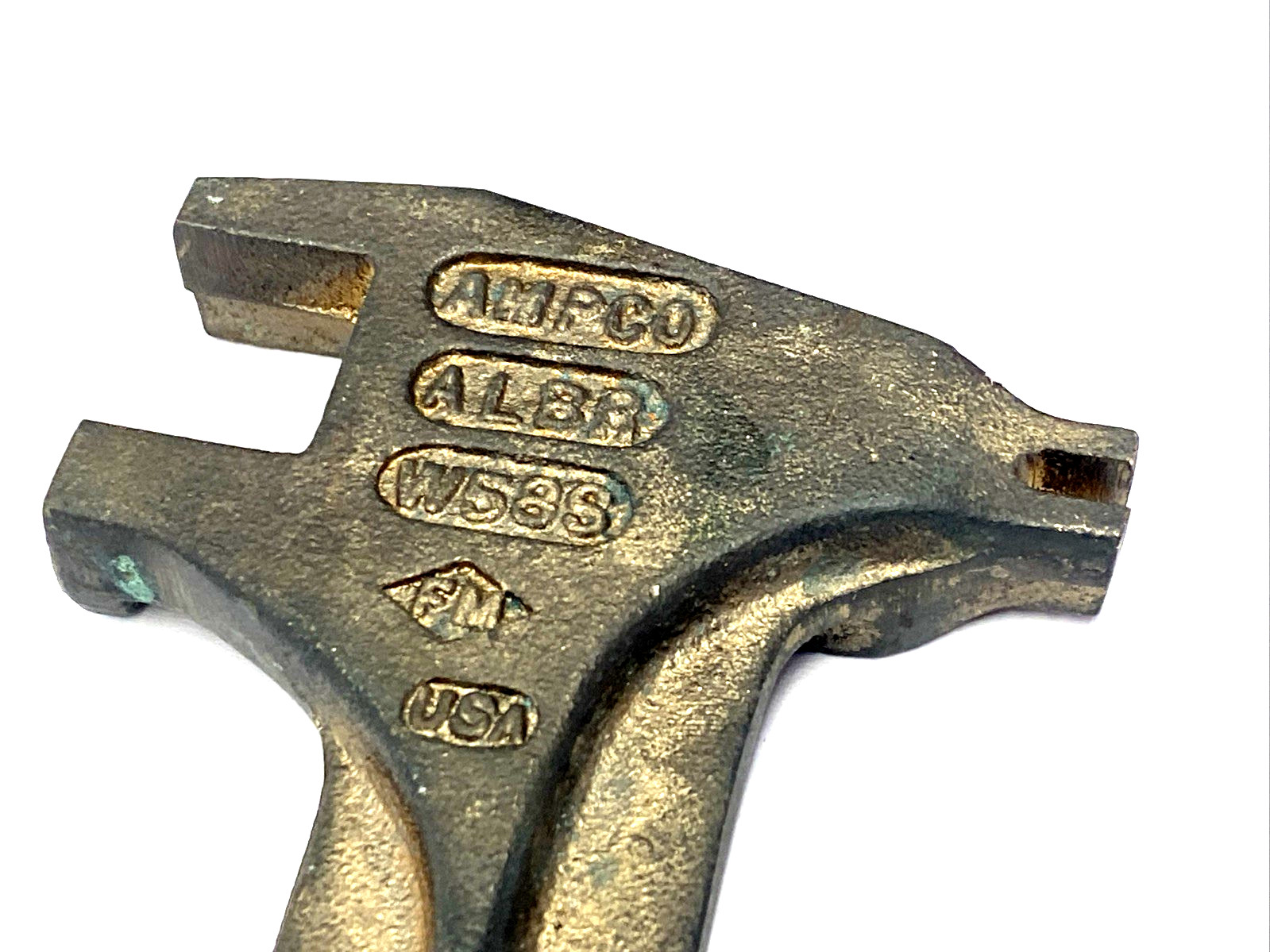 Ampco W58S Non-Sparking Drum Plug/Bung Wrench, Aluminum Bronze, 15″ Length