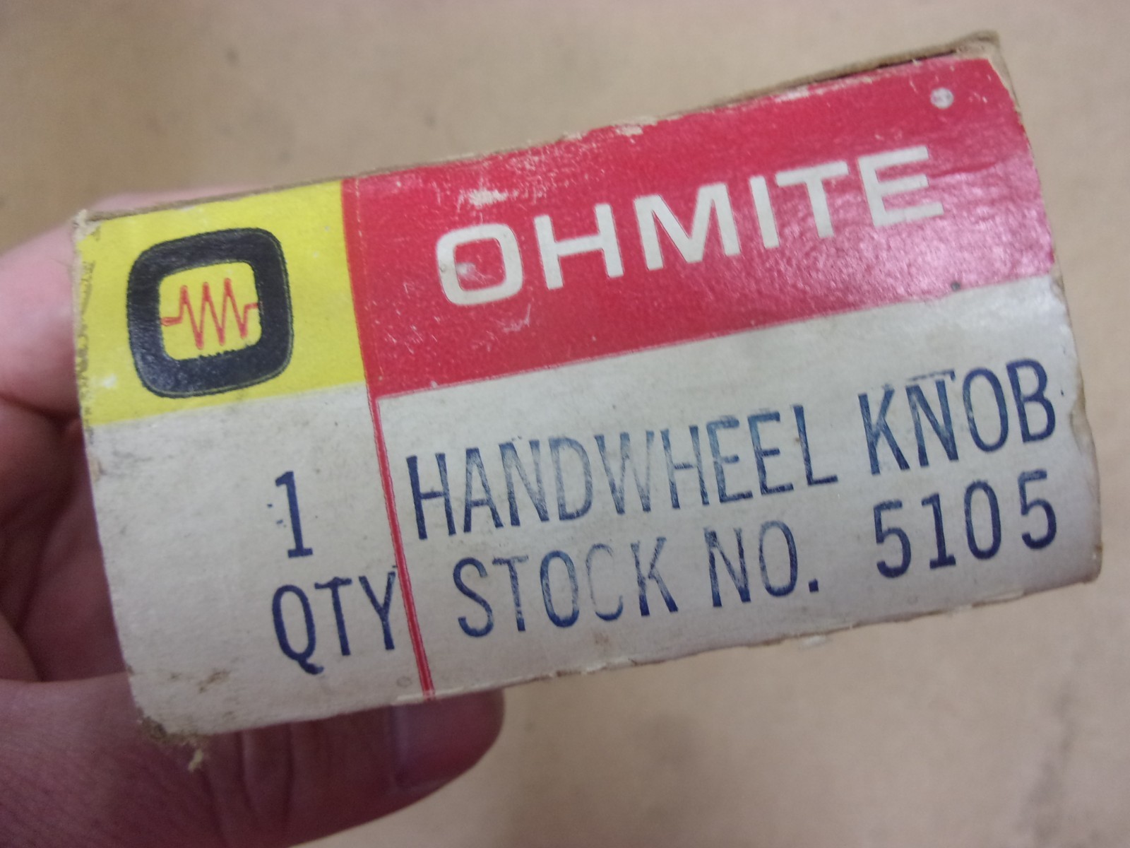 Ohmite 5105 Handwheel Knob 3/8″ Bore 3-1/4″ Welder Variable Rheostat Adjusting