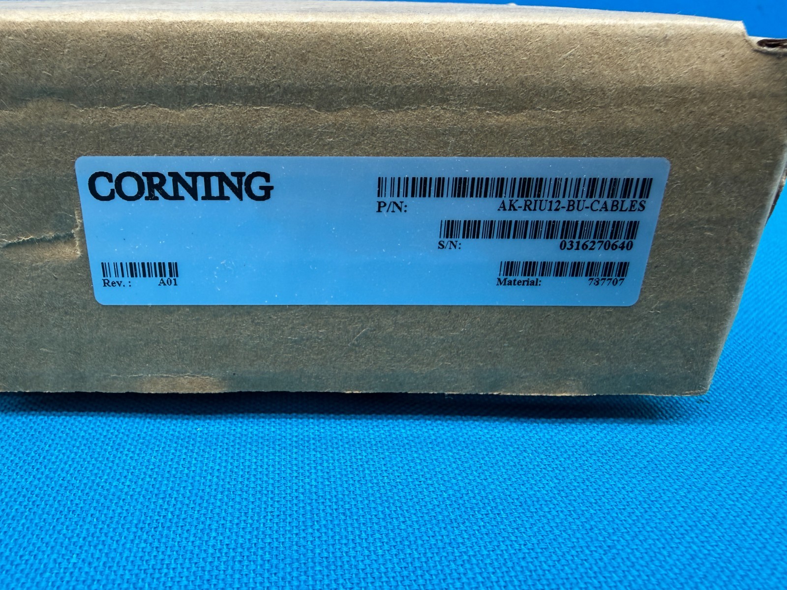 Corning AK-RIU12-BU-CABLES 4 QMA/N-Type RIU-12 to BU RF Cable Accessory Kit