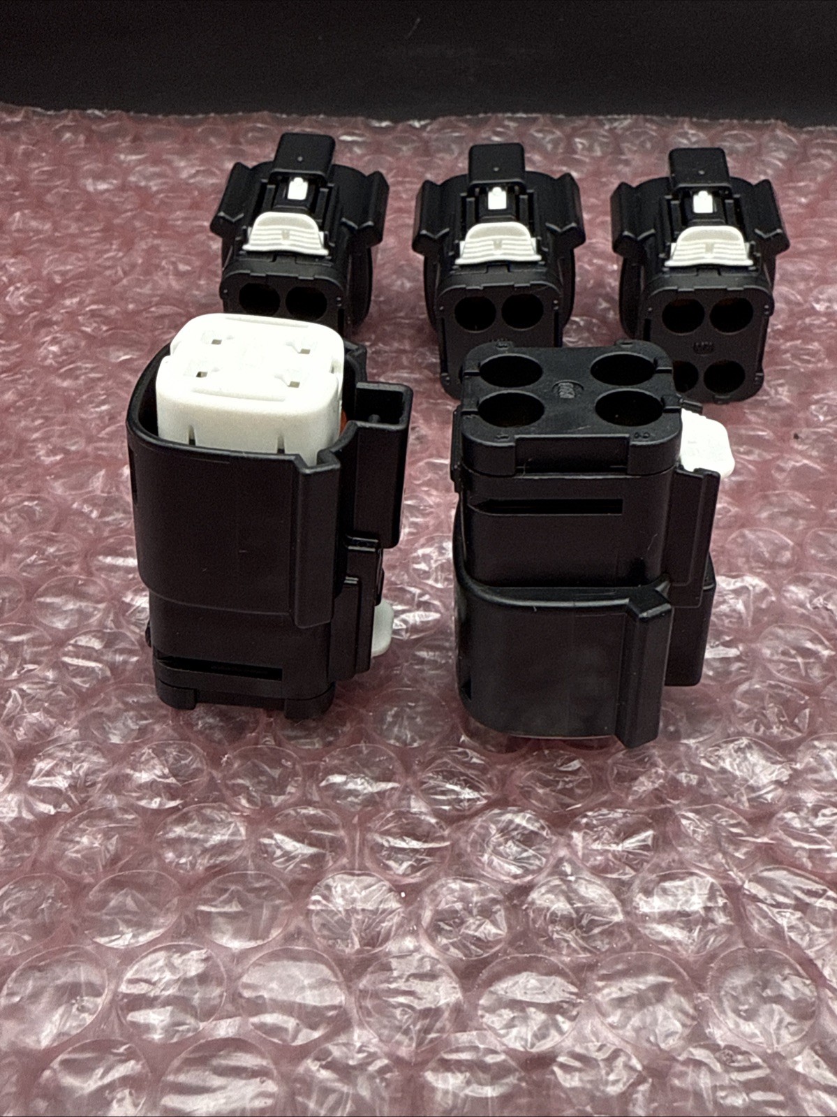 19432-0001 DC Connector, 4Ckt Female Recpt 10-12AWG Pack of 5 Molex NEW
