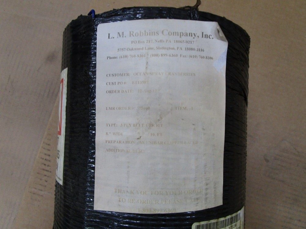 LM Robbins 12129 10′ 3 Ply Conveyor Belt