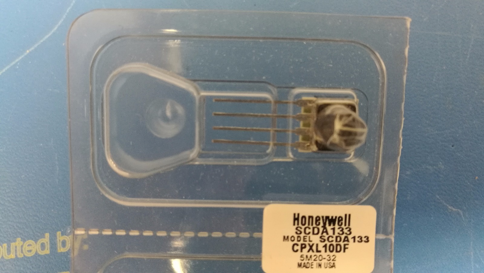 Honeywell CPXL10DF Pressure Sensor 0inH2O to 10inH2O Differential 4-Pin