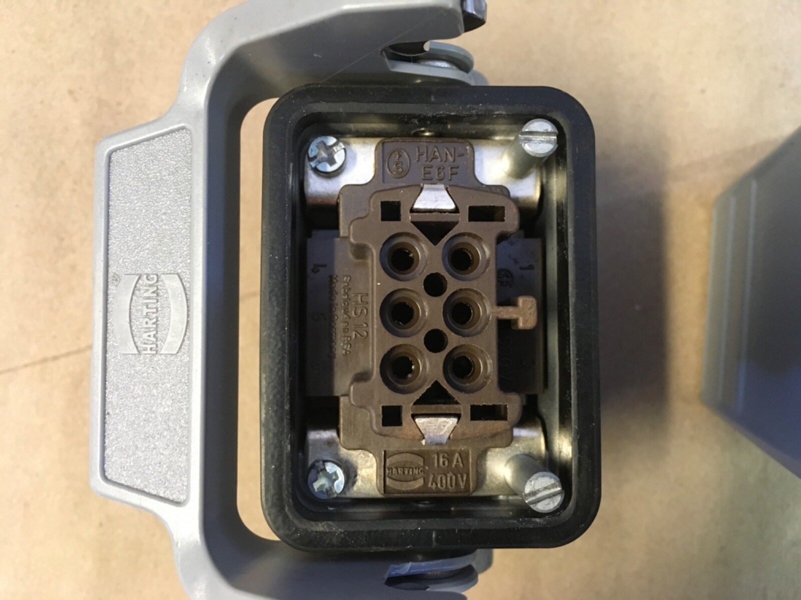 Harting Han-E6F & Han-E6M Connector with Housing