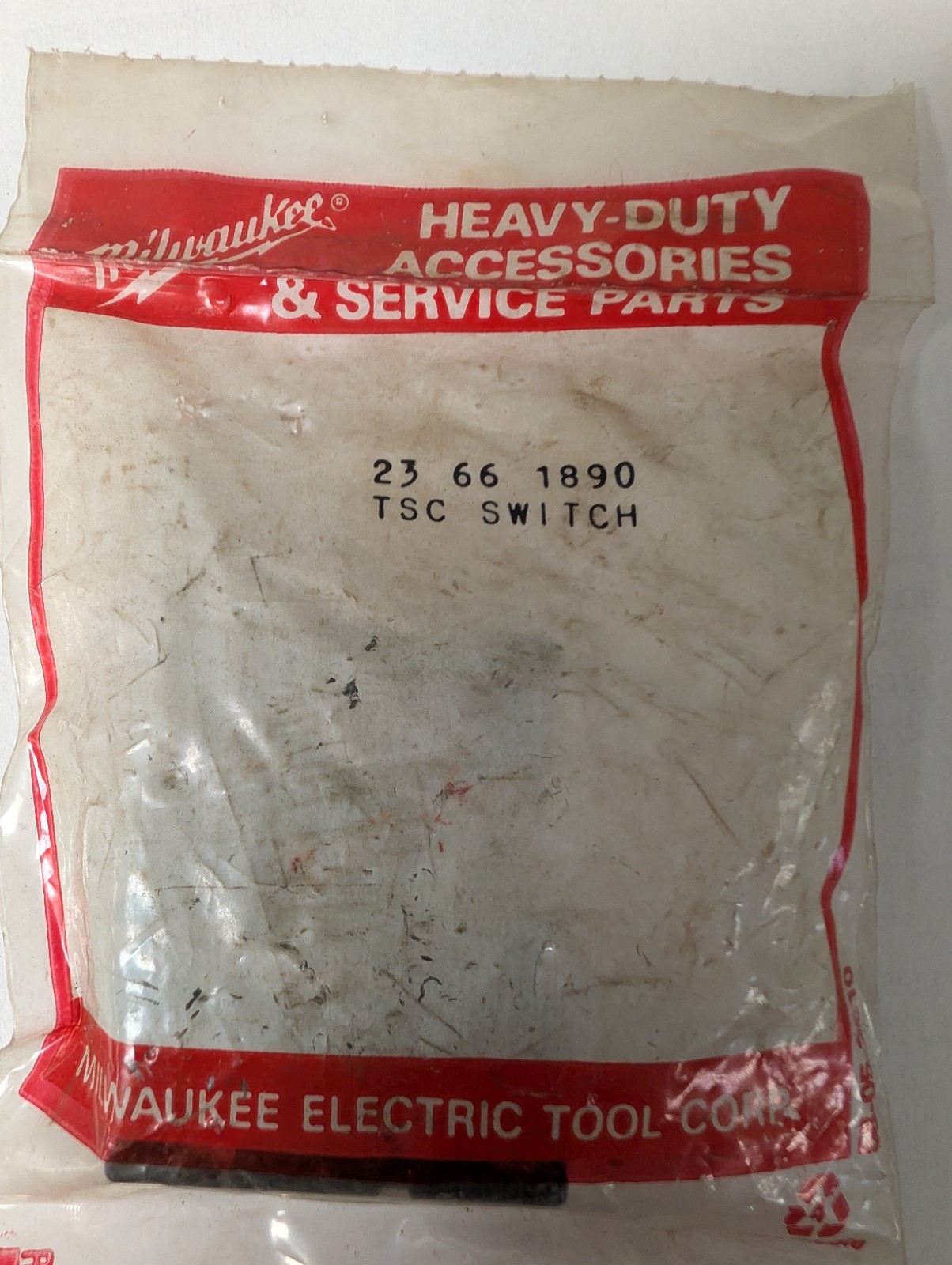Milwaukee 23-66-1890 TSC Switch, New Old Stock
