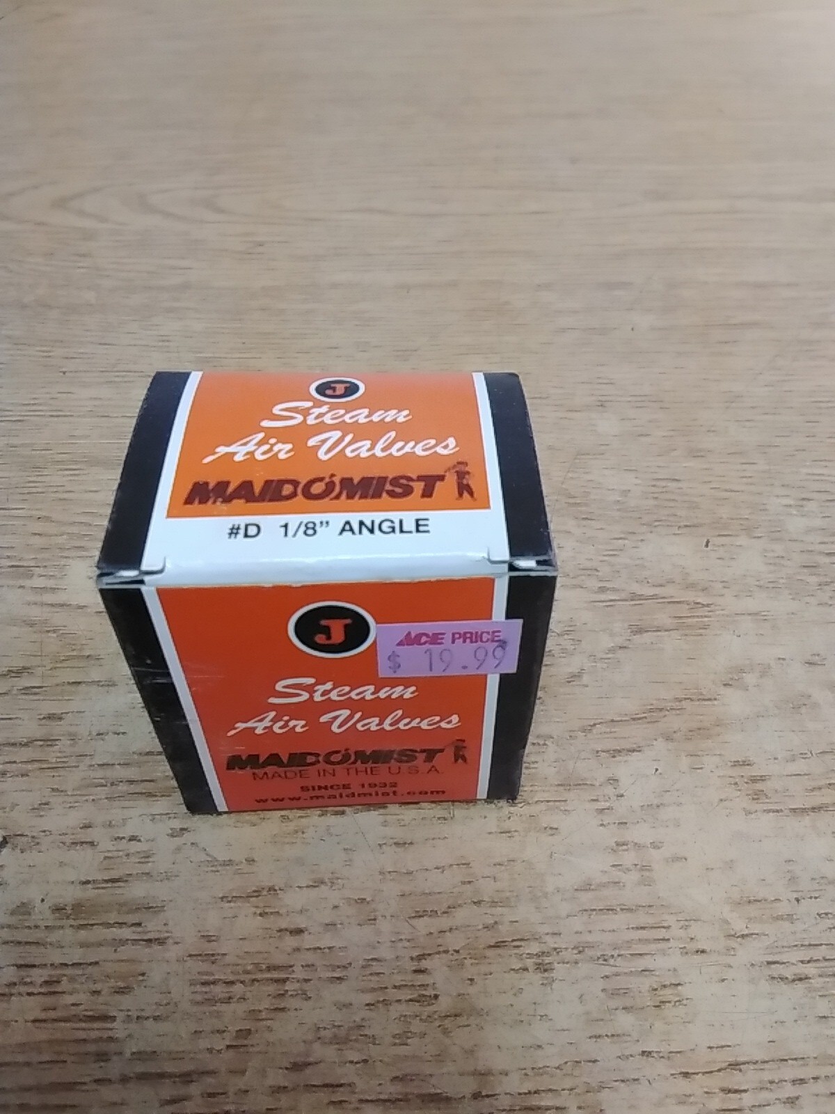 Maid-O-Mist #D 1/8″ Angle Steam Air Valve