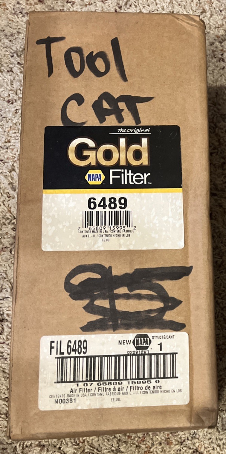 NAPA GOLD 6489 AIR FILTER REPLACES AF25436 P822768 2127378K01 1348726 6666333