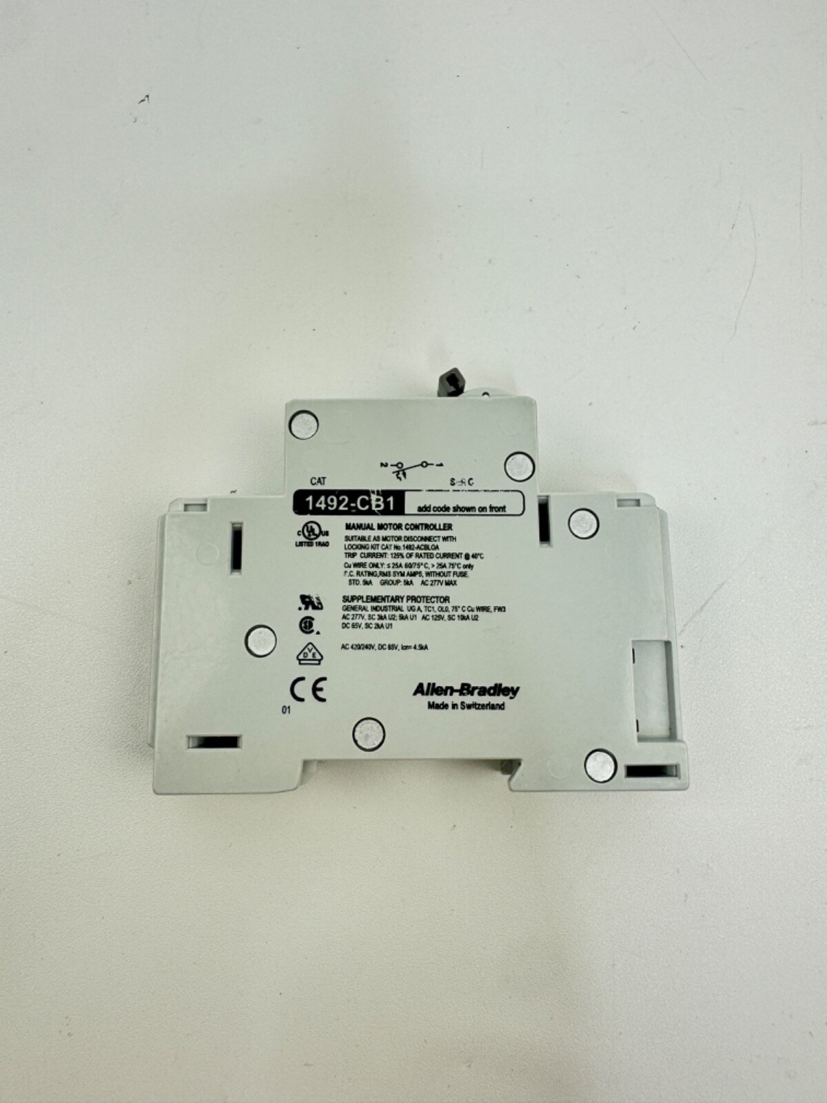 Lot of Allen Bradley 1492-CB1 G015 & 1492-CB1 G020