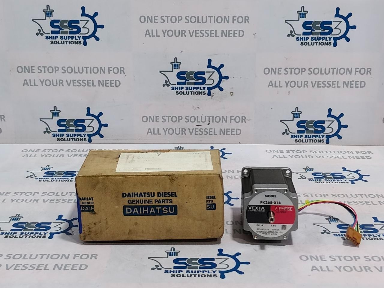 Daihatsu PK268-01B OMD Vexta Stepping Motor Assy 2-Phase 1.8°/Step DC 1A 8.6Ω