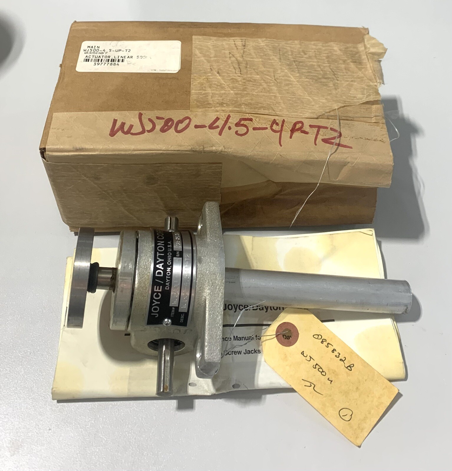 Joyce Dayton WJ500-4.5-UP-T2 Machine Screw Jack WJ500 *NEW OLD STOCK*