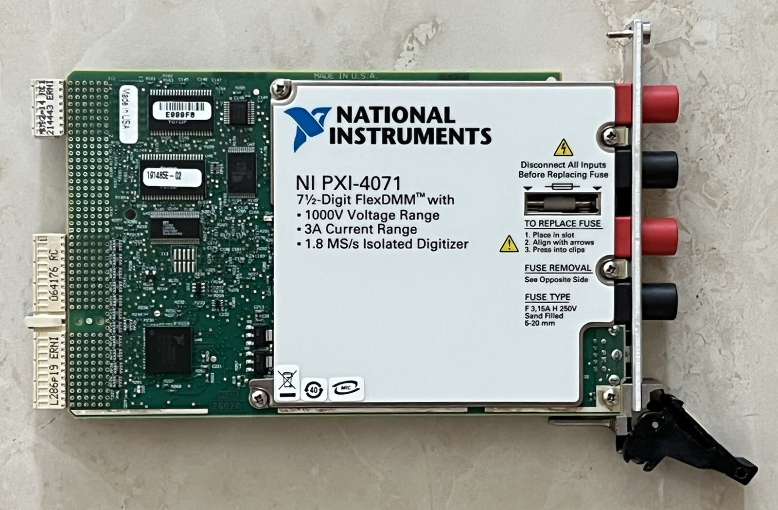 National Instruments NI PXI-4071 7-1/2 Digital MultiMeter DMM