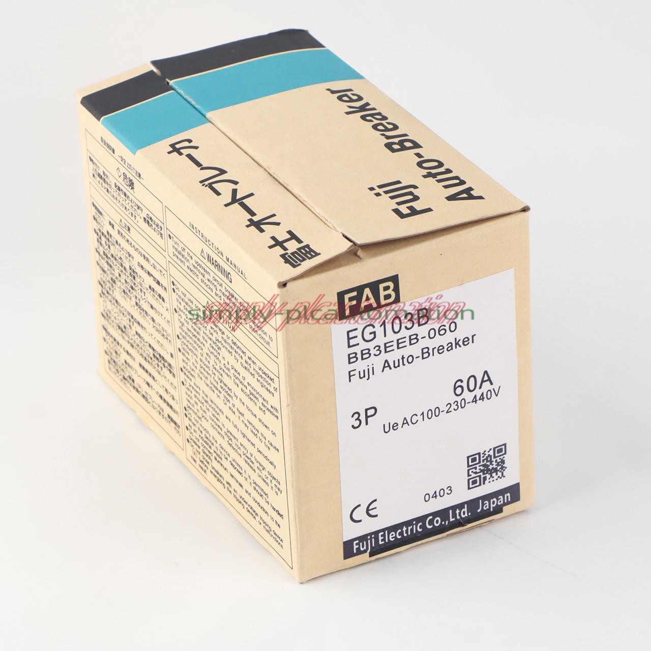 One New Fuji EG103B 3P 60A In Box