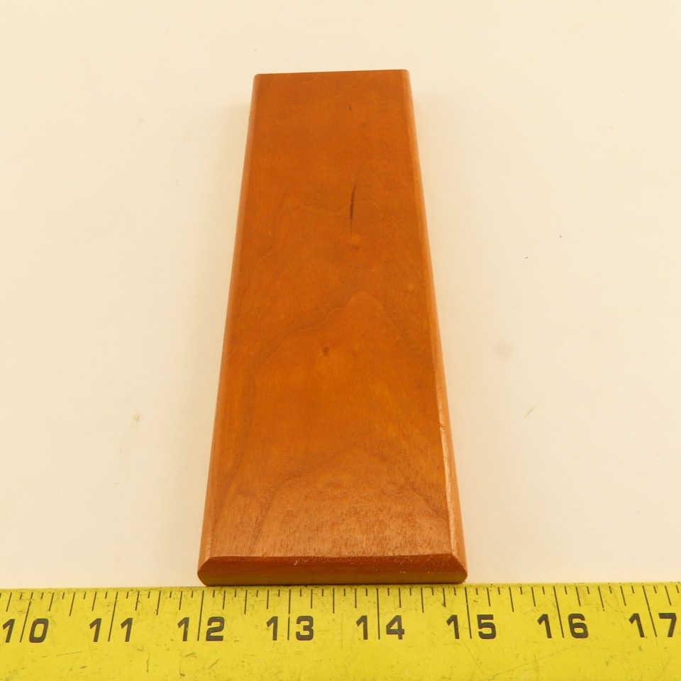 9″ x 3″ x 3/4″ Thick Cherry Wood Plaque Blank Arts Crafts Beveled Edge Lot Of 13