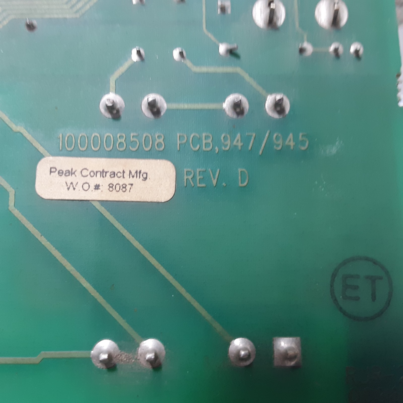 Enhanced Pirani Pressure Controller HPS 947-A-120-MC 100008508 PCB ,947/945 rev
