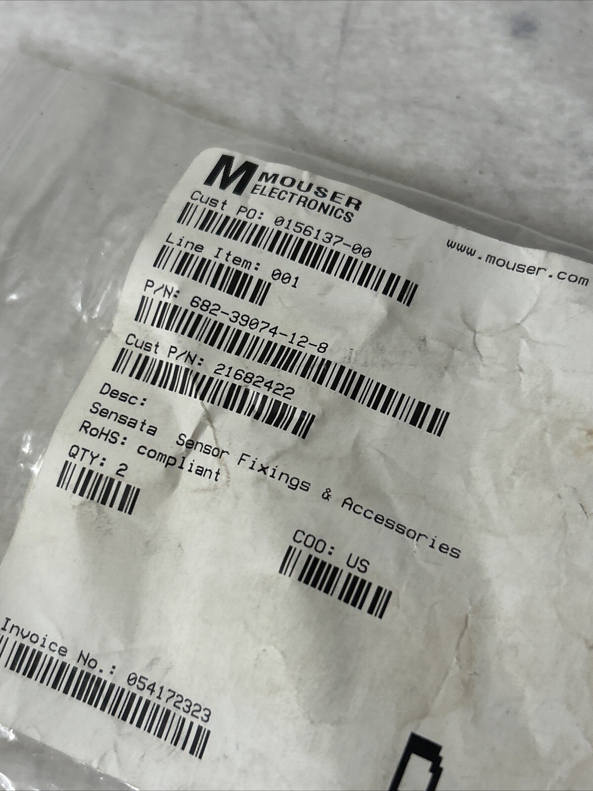 682-39074-12-8 Sensor Sensata 39074-12-8, Bei Sensors