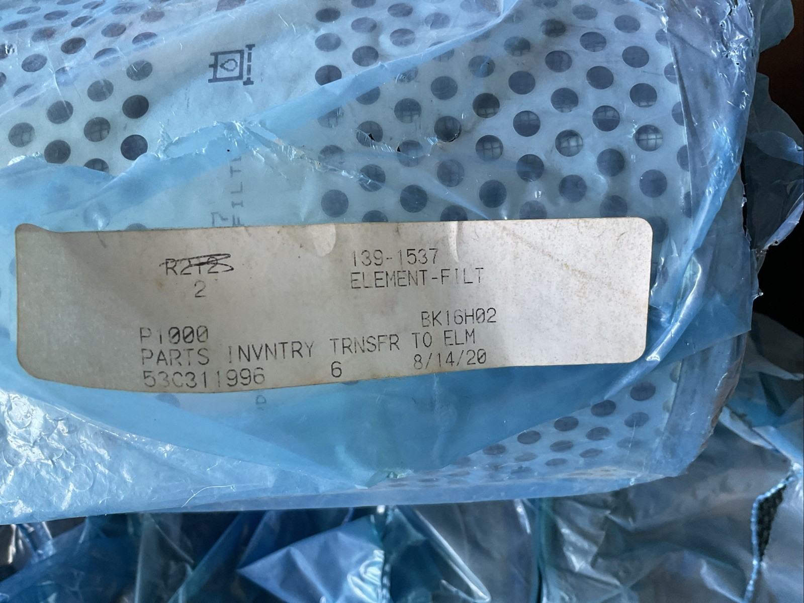 Caterpillar 139-1537 Filter Lot of 2!