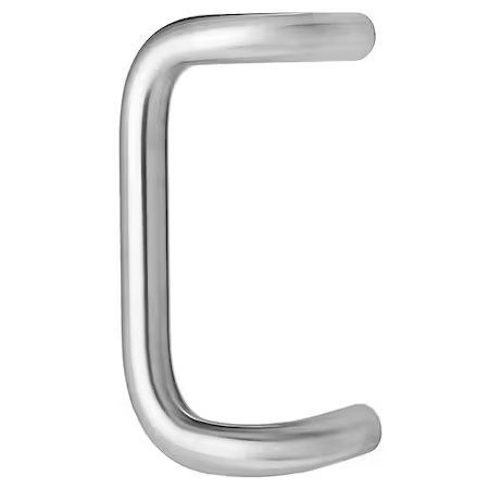 Rockwood Bf157a.314 Offset Pull Handle, Aluminum, Bronze, Clips/Fasteners