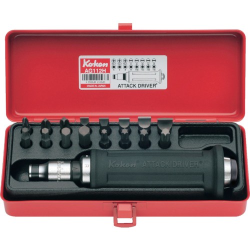 KOKEN AG112H Impact Attack Screwdriver Set Japan Made in Japan