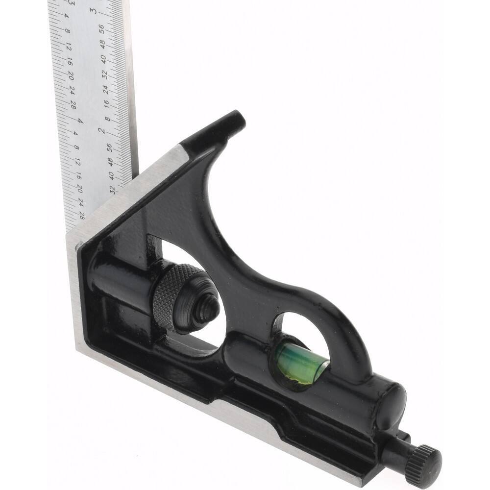 SPI 2 Piece, 6″ Combination Square Set 1/32 & 1/64″ (English/Metric) Graduati…