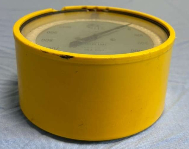 3D Instruments 0-1000 PSI Test Pressure Gauge Part 544 29A