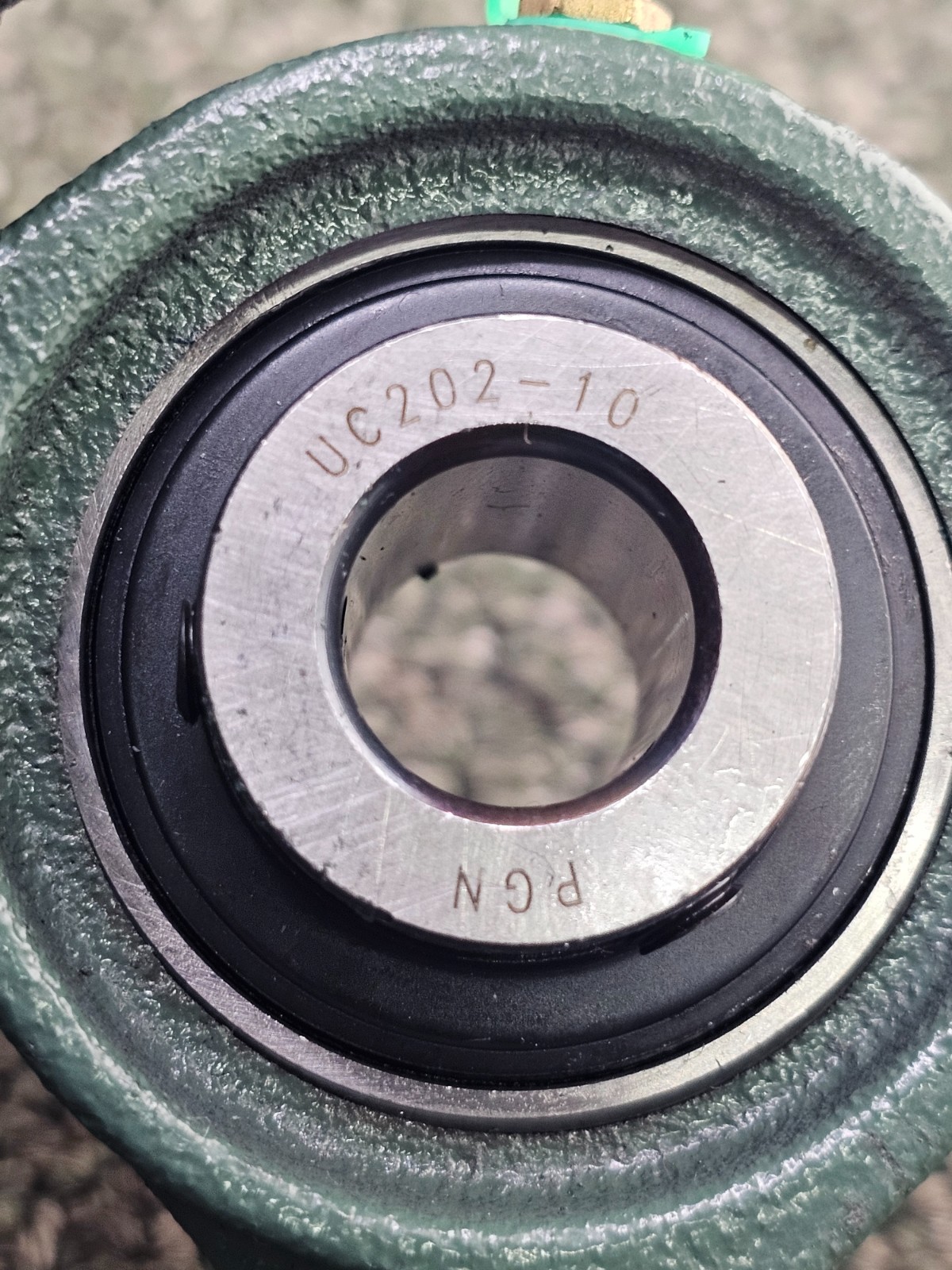 (QTY 2) PGN P202 UC202-10 PILLOW BLOCK BEARING 5/8″ BORE CAST IRON CAGE