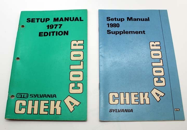 Huge Lot ~ Chek-A-Color Cables ~ Chek A Color ~ GTE Philips Sylvania Manual Lot