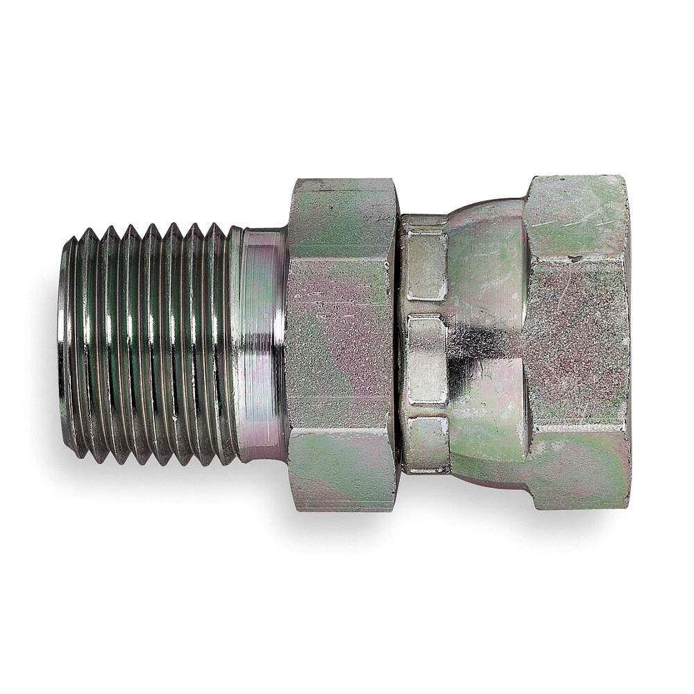 AEROQUIP 2045-4-6S Hose Adapter,1/4″,NPSM,3/8″,NPTF 38YN28