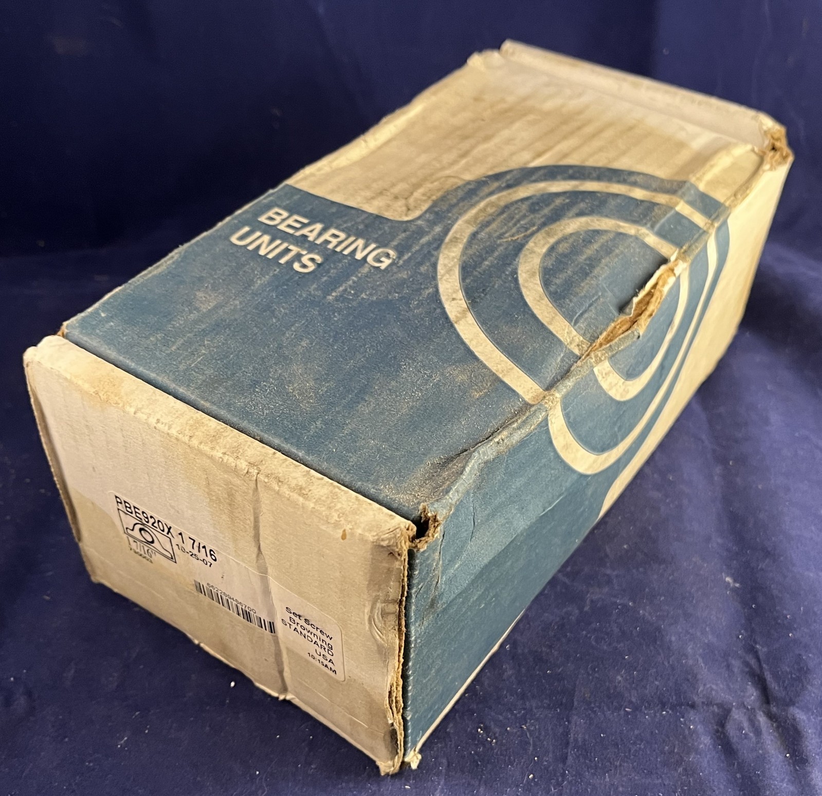 NEW BROWNING PBE920X 1 7/16″ PILLOW BLOCK BEARINGS WITH ORIGINAL BOX