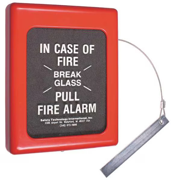 Safety Technology International STI-4100 Fire Alarm Break Glass Cover,