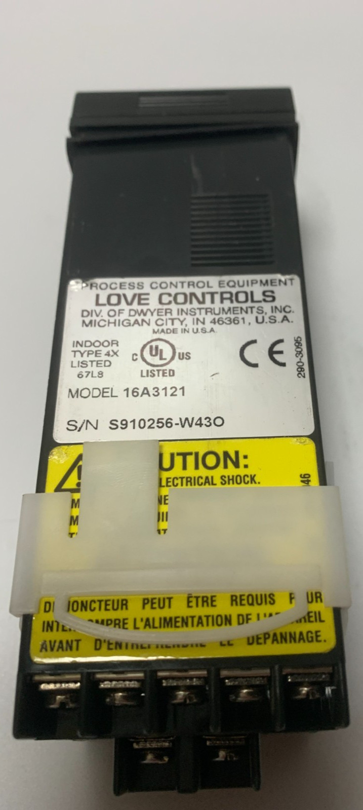 Love Controls 16A3121 Temperature/Process Controller 100-240VAC