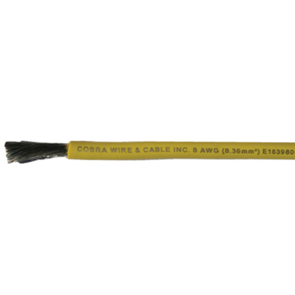 COBRA WIRE And CABLE A2004T-04V-25 4 Ga Yellow Tinned 25′