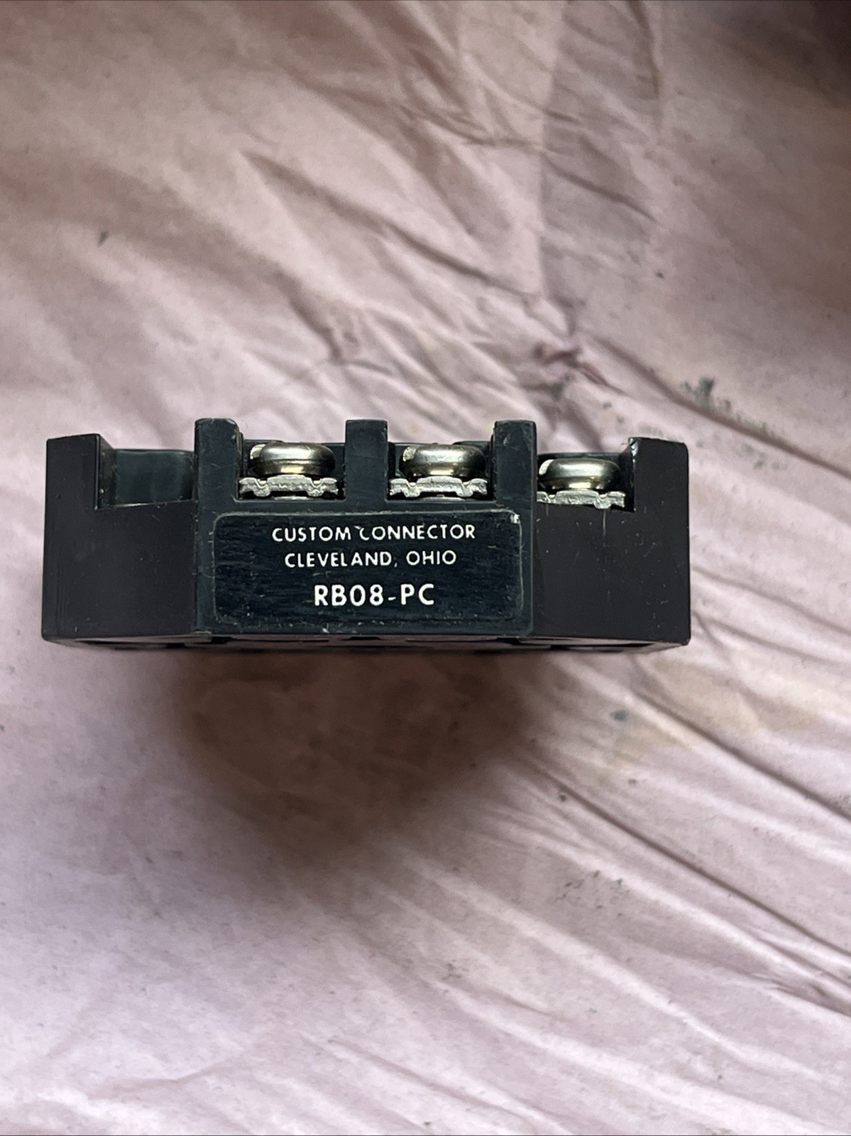 CUSTOM CONNECTOR RB08-PC RELAY SOCKET DPDT 8 PIN OCTAL (LOT OF 3) NNB