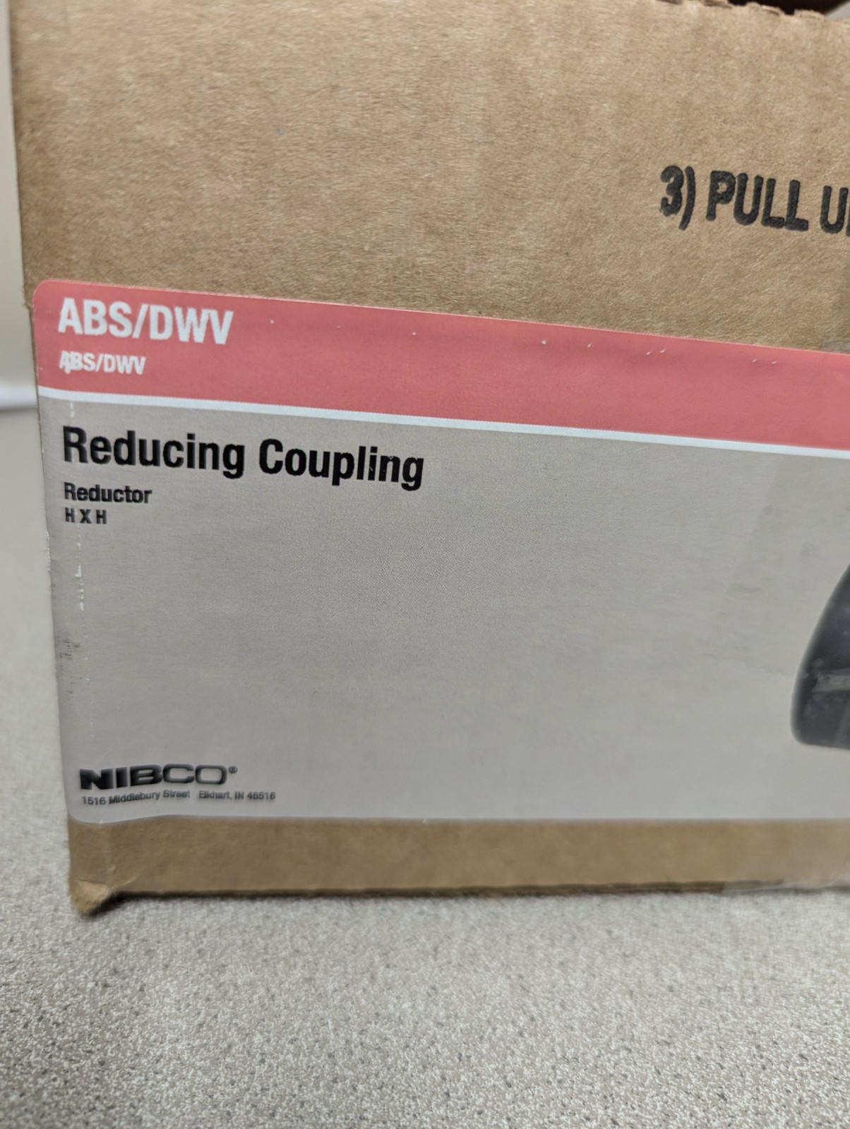 2 in. x 1-1/2 in. ABS DWV Hub x Hub Reducing Coupling Lot of 50