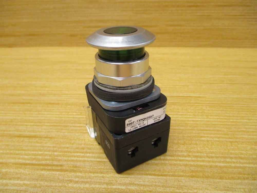 Allen Bradley 800T-FXMQH2GA7 Green Push-Pull Device