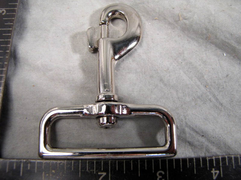 2pk 2″ Swiveling D-Ring Snap Bolt w/ Chrome Finish NEW
