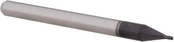 Accupro 14797047 Square End Mill: 0.029″ Dia, 0.043″ LOC, 1/8″ Shank, 4 Flutes
