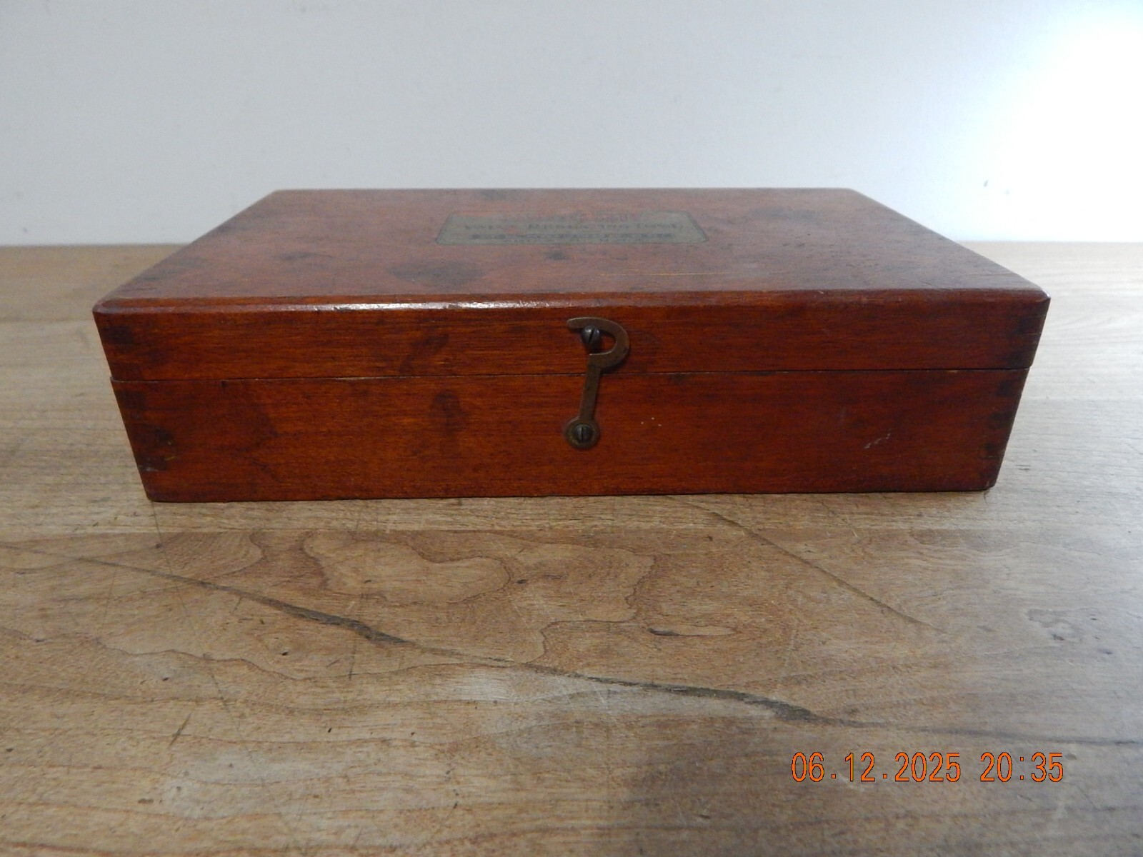 Vintage Skinner Company Wooden Tool Case – Motor Valve Resetter Tools INCOMPLETE