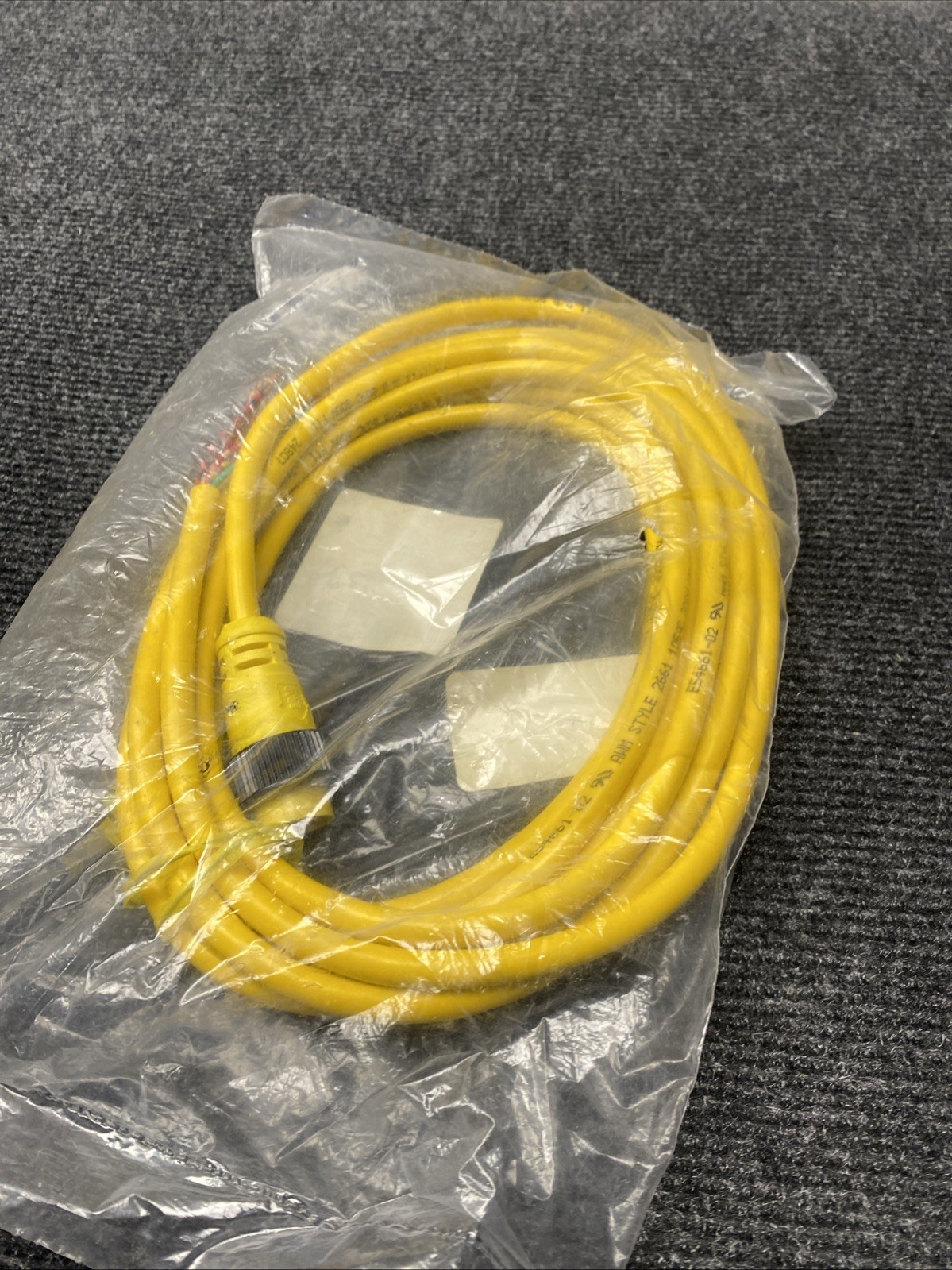 NEW OLD STOCK! BRAD CONNECTIVITY WOODHEAD 5P MALE CORDSET 105002A03F120