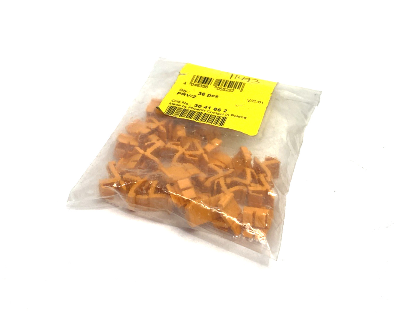 Phoenix Contact PRV/2 Latching 10mm W x 15.8mm H, Orange, 3041862 BAG OF 36