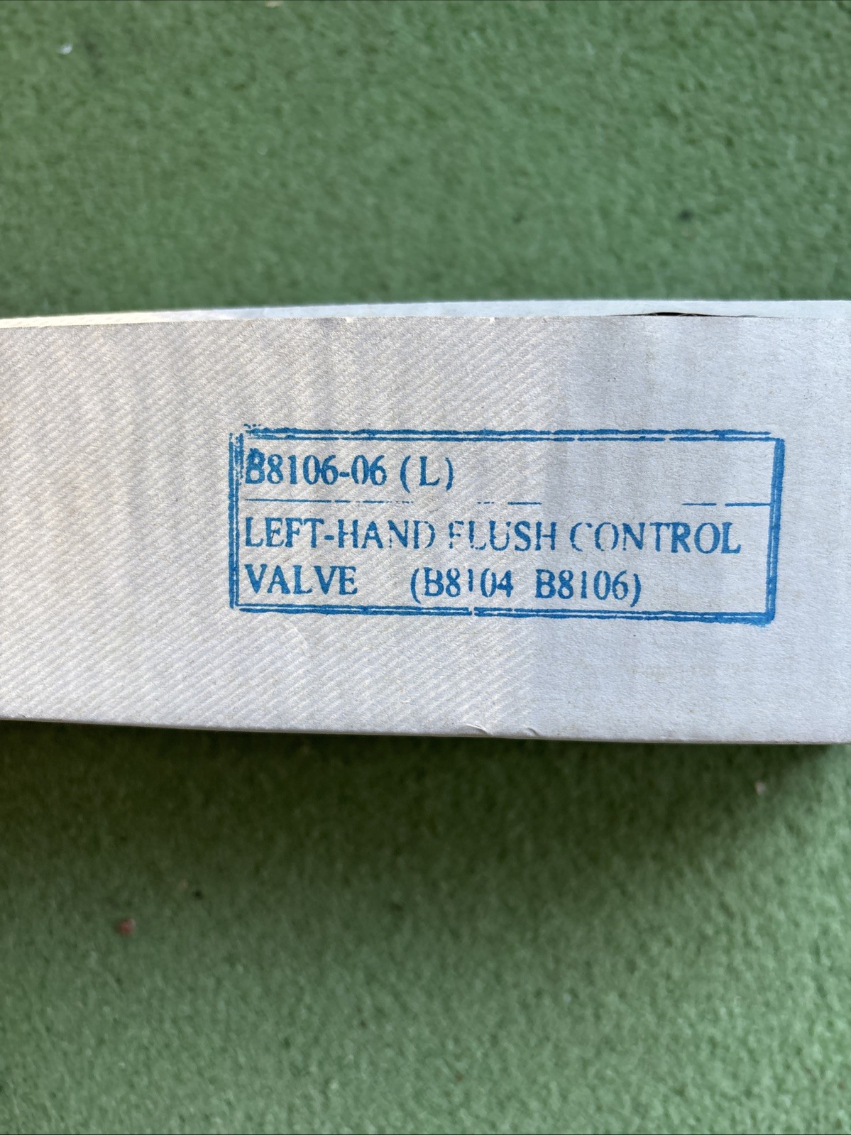 ECOFLUSH B8106-06 1.6 GPF Left Hand Flush Control Valve,